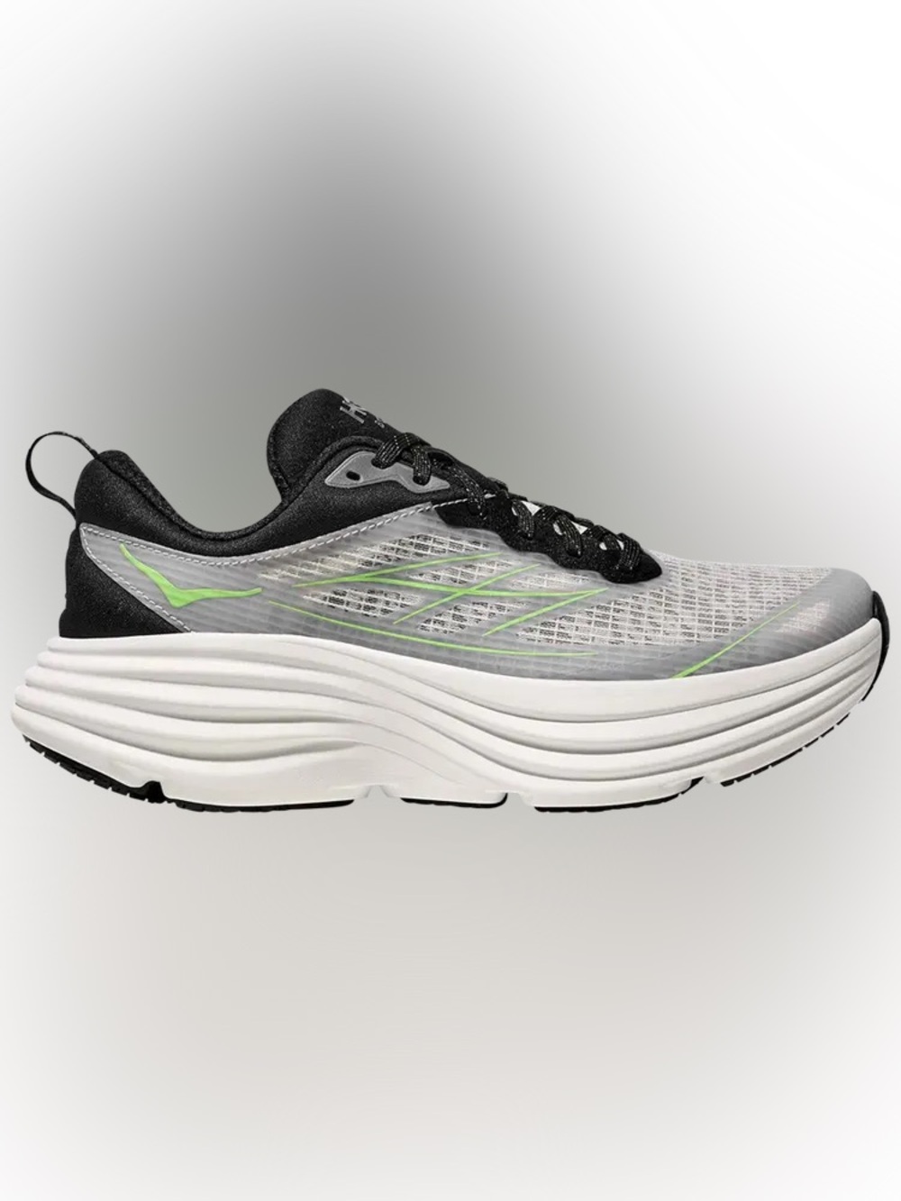 Hoka Bondi 8 Caged Sneakers White/Tart Apple Colorway